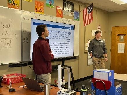 High School Business Recruitment presentation at Dalton High School